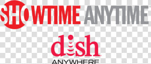 Stream Showtime On Showtime Anytime And Dish Anywhere  HD Png Download