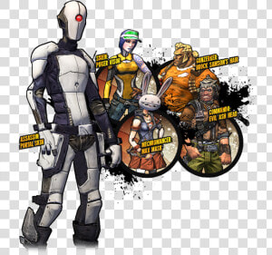 Guy With The Gun Borderlands 2   Png Download   Borderlands 2 Poker Night 2 Skins  Transparent Png