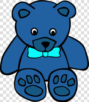 28 Collection Of Blue Teddy Bear Clipart   Teddybear Clip Art  HD Png Download