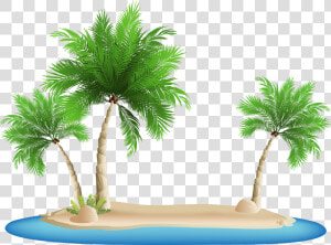 Clip Royalty Free Library Palm Tree Island Clipart   Palm Tree Island Png  Transparent Png