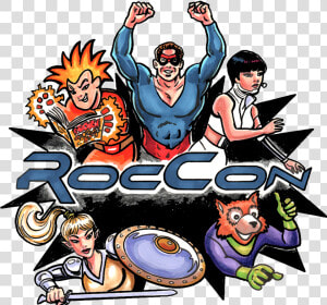 Roccon Rochester S Comic  amp  Pop Culture Convention   Roccon Logo  HD Png Download