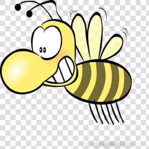 Bee  Honey  Wasp  Hornet  Funny  Cute  Comic  Insect   Bee With Big Nose  HD Png Download