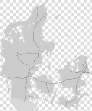 Denmark Map Grey Png  Transparent Png