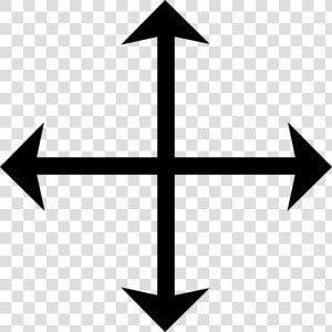 Cursor Cross Arrows   Vaastu For Diagonal Plots  HD Png Download