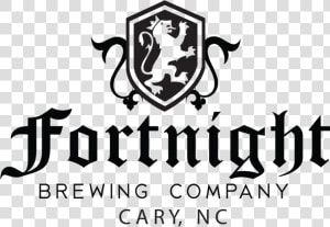 Fortnightlogo Stacked Bw Cary   Emblem  HD Png Download