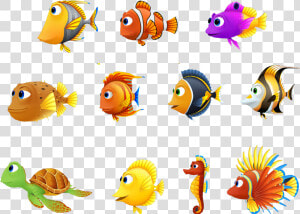 Turtle Fish Finding Nemo Seahorse   Finding Nemo Sea Horse  HD Png Download