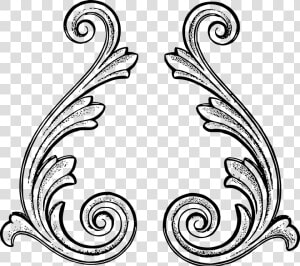 Flourishes Svg Vintage   Art Nouveau Png  Transparent Png