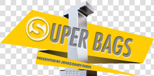 Super Bags Logo Resized   Signage  HD Png Download