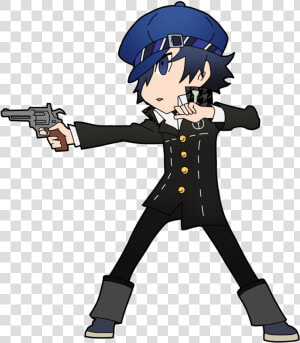 Naoto Shirogane Persona Q  HD Png Download