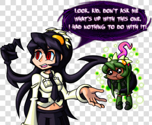 Dont Ask Me What S Up Wth  Thrs One  Had Nothing To   Skullgirls Filia X Fukua  HD Png Download