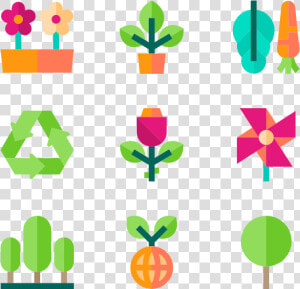 Ecology Set   Flowers Flat Icon  HD Png Download