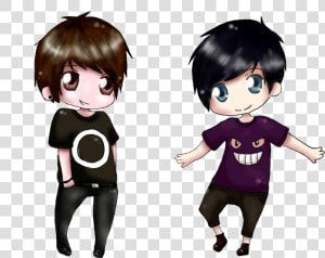 Clip Art Freeuse Stock Adorable Dan And Phil Phandom   Cute Phanart Dan And Phil Art  HD Png Download