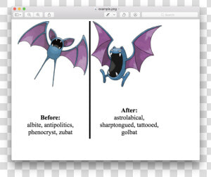 Jen Person On Twitter   Pokemon Zubat  HD Png Download