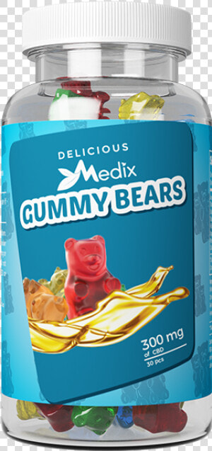 Gummy Bears   Medix Cbd Gummies  HD Png Download