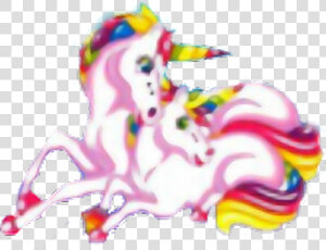   unicorn  momanddaughter  colorful  horns  unicorns   Illustration  HD Png Download