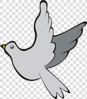 Ave  Paloma  Vuelo  Cielo  Gris  Adobe  Adobe Photoshop   Pigeon Clipart Free  HD Png Download