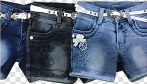 Jeans Designer Jeans Shorts For Girls  HD Png Download