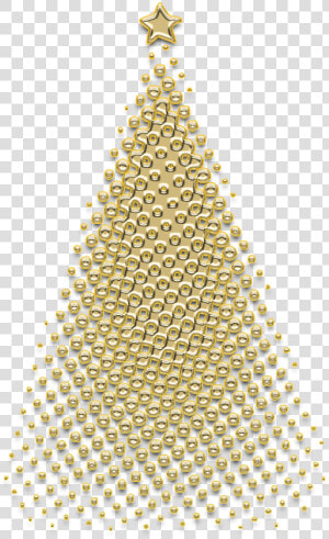 Christmas Tree new Year christmas new Year S Eve holiday christmas   Transparent Gold Christmas Tree  HD Png Download