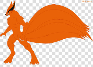 Kurama Png Transparent Image   Nine Tailed Fox Furry  Png Download