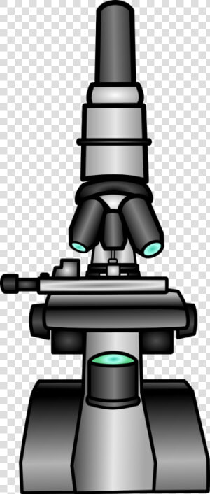 Microscope Clipart Biology Textbook   Cartoon Microscope Front View  HD Png Download