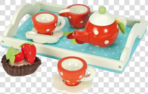 Le Toy Van Honeybake Tea Set   Wooden Toy Tea Set Uk  HD Png Download