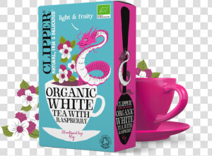 Organic White Tea With Raspberry   Clipper White Tea Orange  HD Png Download