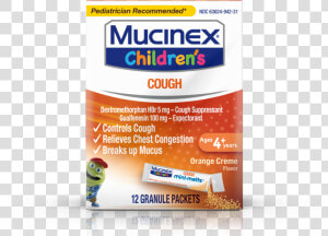 Children’s Mucinex® Chest Congestion Mini melts™  Orange   Smoking Cessation  HD Png Download