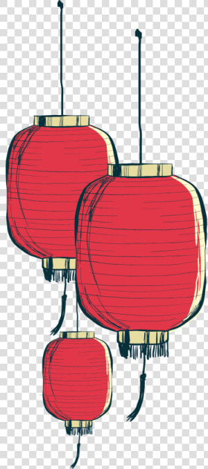 Painted Paper Chinese Hand Lantern Png Download Free   Chinese Lantern Vector Png  Transparent Png