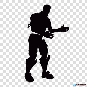 T Shirt Hoodie Fortnite Floss Silhouette   Fortnite Dance Moves Clipart  HD Png Download