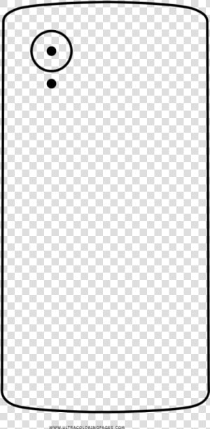 Smartphone Coloring Page   Smartphone  HD Png Download