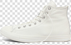 Converse Chuck Taylor Seasonal Leather High Top   Adidas Originals Supercourt White White Crystal White  HD Png Download