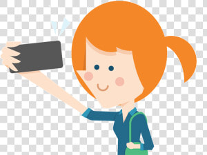 Taking A Selfie Flosocial   Cartoon  HD Png Download