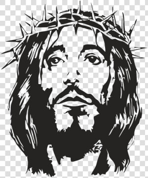 Crown Of Thorns Christianity Christian Cross Holy Face   Szablony Jezusa W Drewnie Do Wycinania  HD Png Download