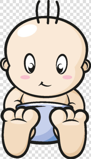 Cheek cartoon clip Art head nose line Character   Baby Vector  HD Png Download