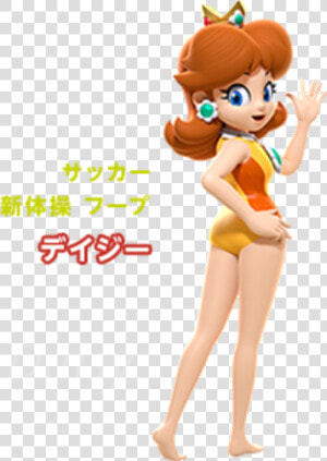 サッカー 新体操フープ Super Mario Bros   Princess Daisy Daisy Swimsuit  HD Png Download