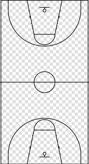 Basketball Court Lines Png  Transparent Png