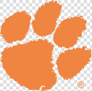 Clemson Tigers Logo Png    Transparent Clemson Tiger Paw  Png Download