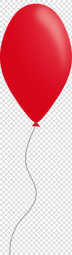 Transparent Red Balloon Png   Single Balloons Transparent Background  Png Download