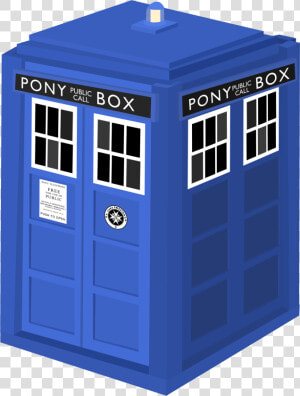 Transparent Doctor Who Tardis Png   Mlp Doctor Whooves Tardis  Png Download