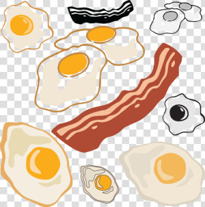 Bacon And Eggs  HD Png Download