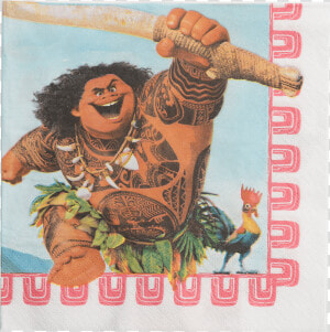 Moana Napkins Reverse   Moana E Maui Png  Transparent Png