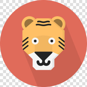 Creative Tail Animal Tiger   Transparent Tiger Icon  HD Png Download