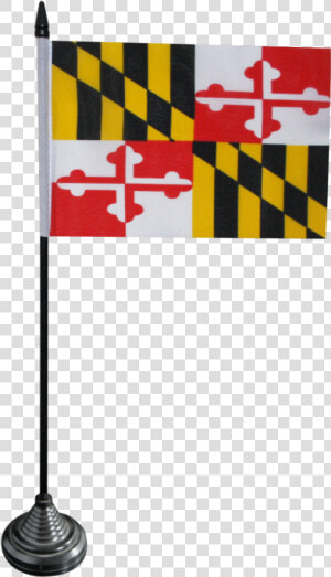 Usa Maryland Table Flag   Maryland State Flag  HD Png Download