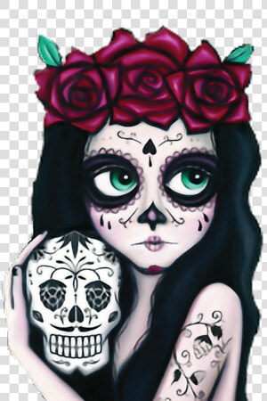  catrina 😍  freetoedit   Dia De Los Muertos Calavera Catrina  HD Png Download