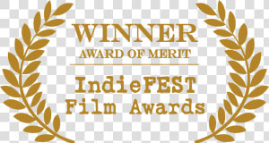 Indiefest Merit Words Gold   Film Festival Laurels  HD Png Download