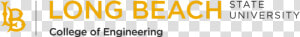 Csulb College Of Engineering Logo  HD Png Download