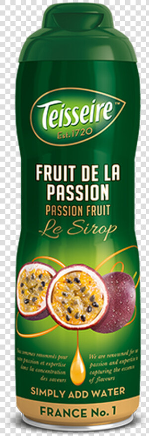 Teisseire Passion Fruit Syrup   Teisseire Fruit De La Passion  HD Png Download