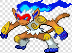 K   T   Jr     Infernape Pixel Art   Pixel Art Pokemon Infernape  HD Png Download