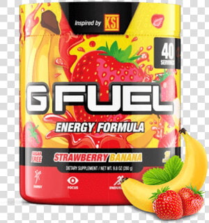 G Fuel Energy   Gfuel Strawberry Banana  HD Png Download