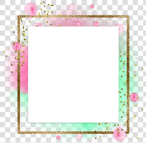  colorsplash  glitter  square  glitter  geometric  colorful   Picture Frame  HD Png Download